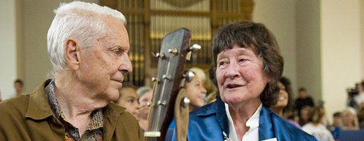 Guy and Candie Carawan, authors of Sing for Freedom. (Courtesy Patheos)